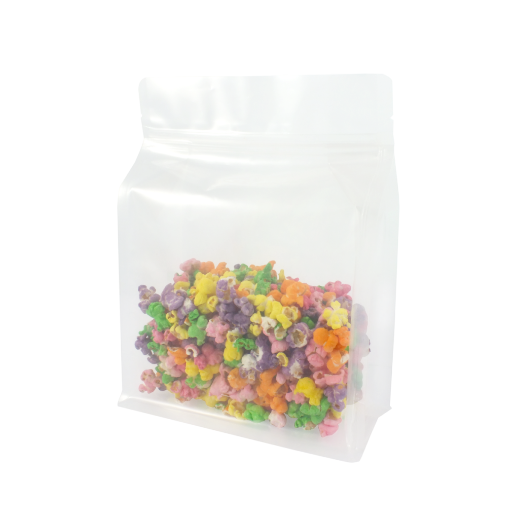 CLEAR FLAT BOTTOM STAND UP POUCH