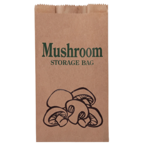 Brown Mushroom Paper Bag