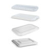 sugarcane food tray lids