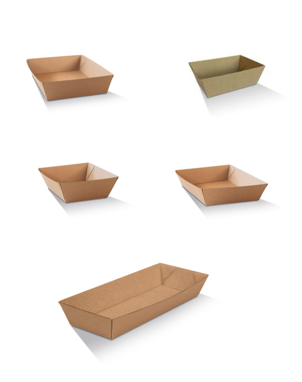 Corrugated trays