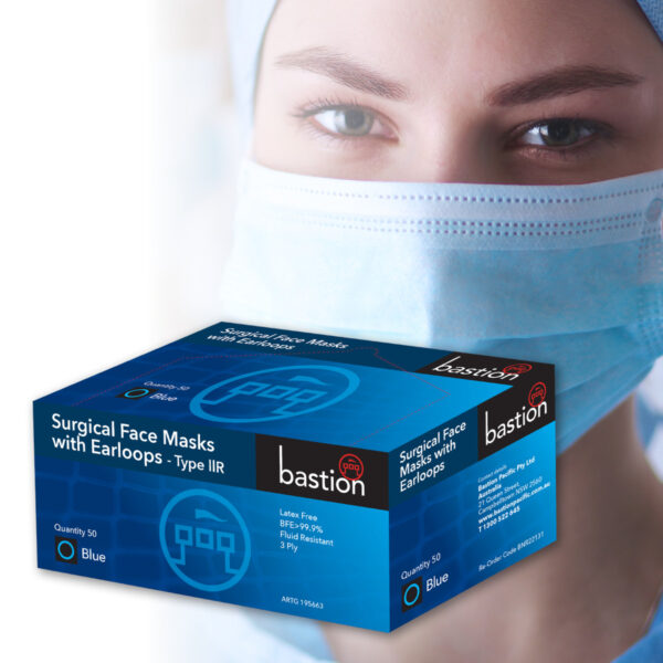 Surgical mask blue