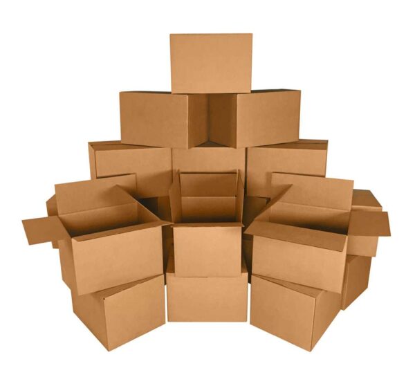 cardboard boxes