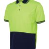 HI VIS S/S COTTON BACK POLO