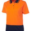 LADIES HI VIS S/S COMFORT POLO