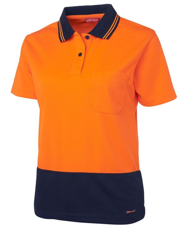 LADIES HI VIS S/S COMFORT POLO