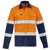 ZW520_Product_Orange_Navy_01PPE UNIFORM