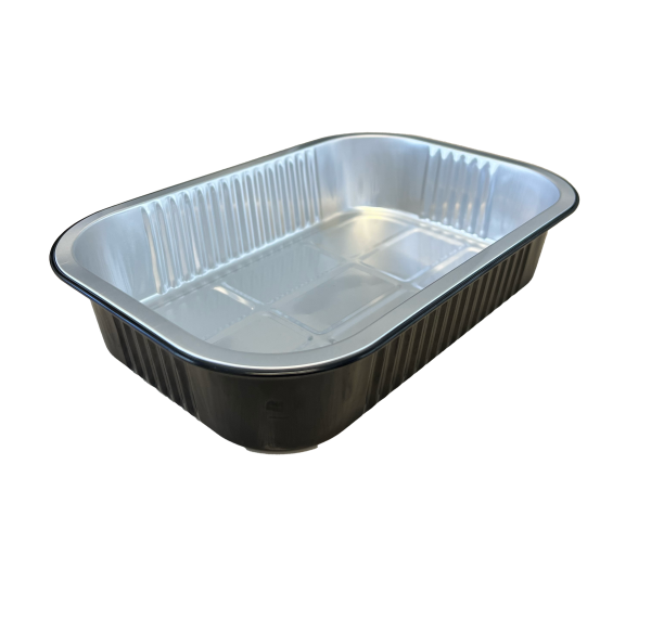 Smoothwall Aluminium Foil Tray Black/Silver