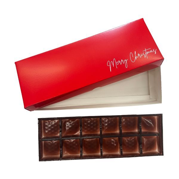 Christmas Chocolate Box + Tray of 12 - Image 7